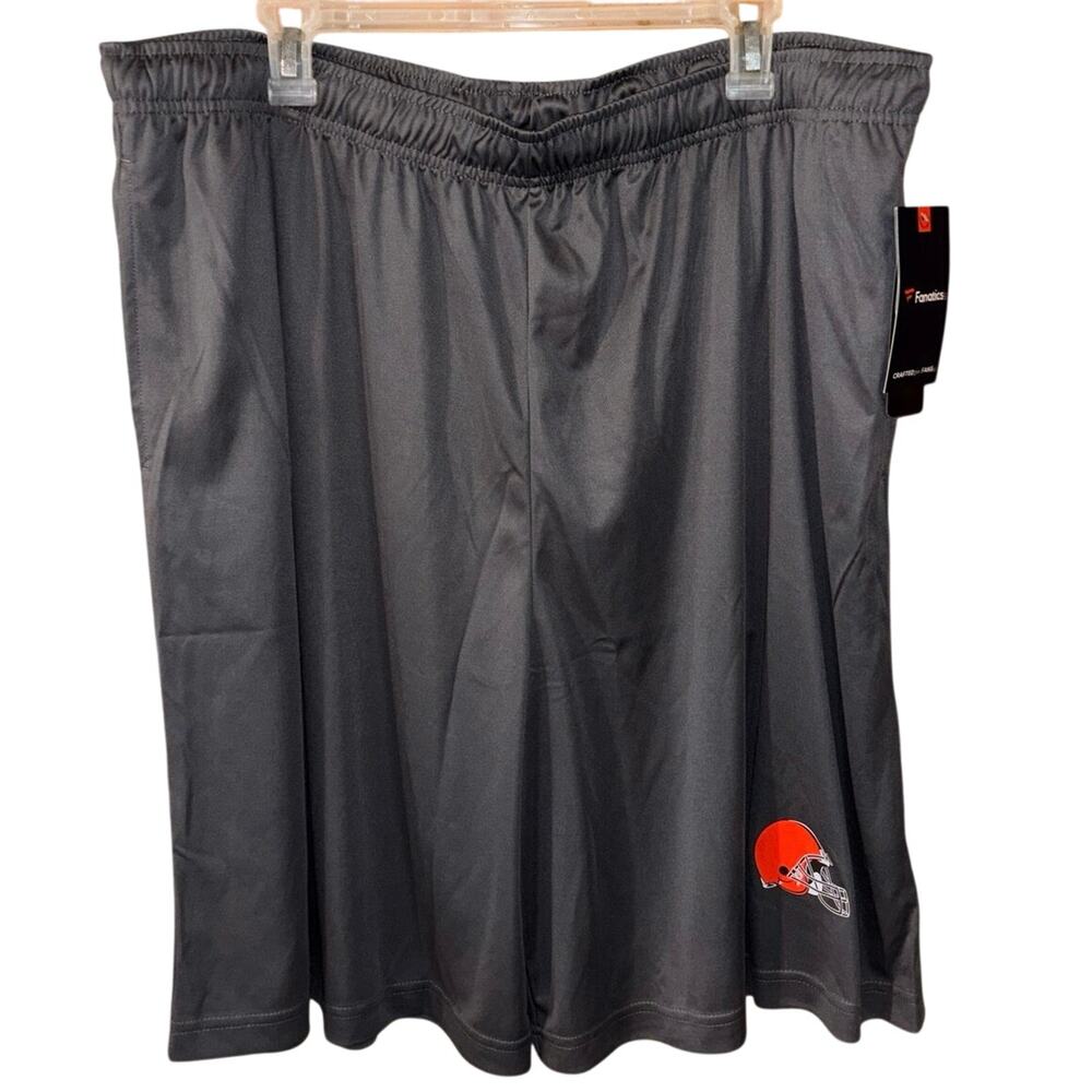 Fanatics NFL Cleveland Browns gray men’s gym shorts NWT (size 3XL)